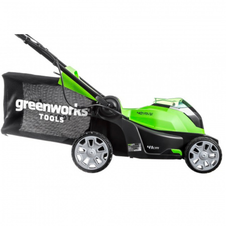 Газонокосилка аккумуляторная Greenworks 40В (1АКБ*3А/ч, з/у)