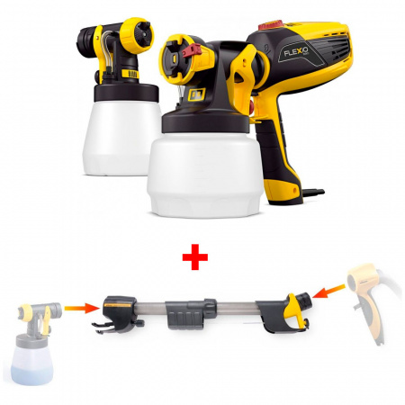 Краскораспылитель электрический Wagner W 590 Flexio+Насадка Wagner EXTRA удлинитель 60см