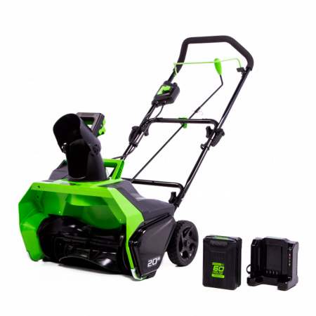 Снегоуборщик Greenworks 60В б/щ (с АКБ 4Ач ЗУ)