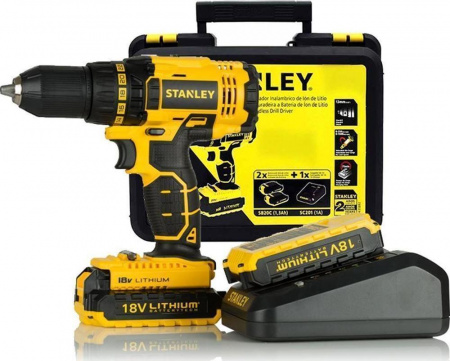Шуруповерт аккумуляторный Stanley SBD20S2K