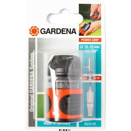 Коннектор Gardena с автостопом 1/2"