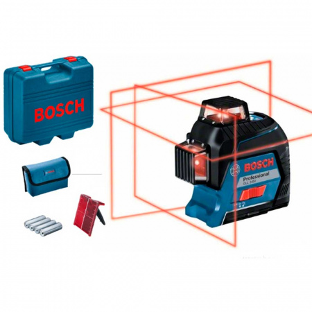 Нивелир лазерный Bosch GLL 3-80 + кейс