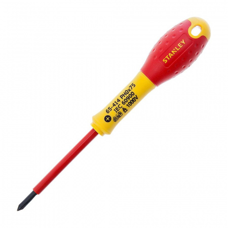 Отвертка диэлектрическая FATMAX 1000V PH0*75 mm Stanley
