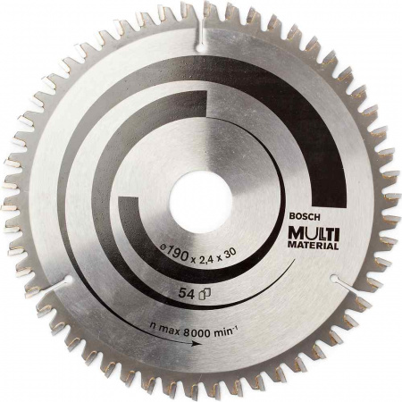 Диск пильный Bosch твердосплавный 190х30х 54 Multi (509)