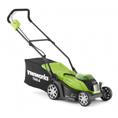 Газонокосилка аккумуляторная Greenworks G40LM35 АКБ G-MAX 40V (АКБ40V 4АЧ;ЗУ)
