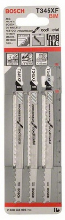 Набор пилок Bosch 3шт T345 XF BIM (993)
