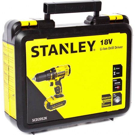 Шуруповерт аккумуляторный Stanley SCD20S2K