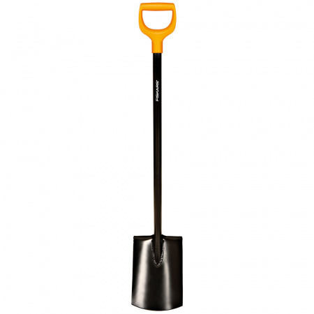 Лопата FISKARS с закругленным лезвием Solid (1026683/131403)