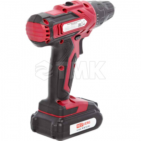 Шуруповерт аккумуляторный RedVerg RD-SD18L/2Y