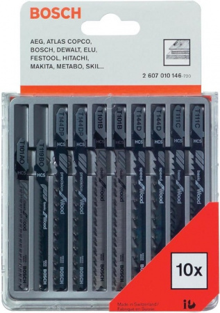 Набор пилок Bosch 10 шт (146)