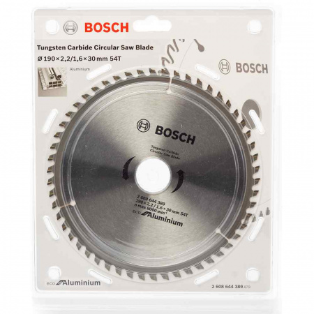 Диск пильный Bosch твердосплавный 190х30х 54 ECO (389)