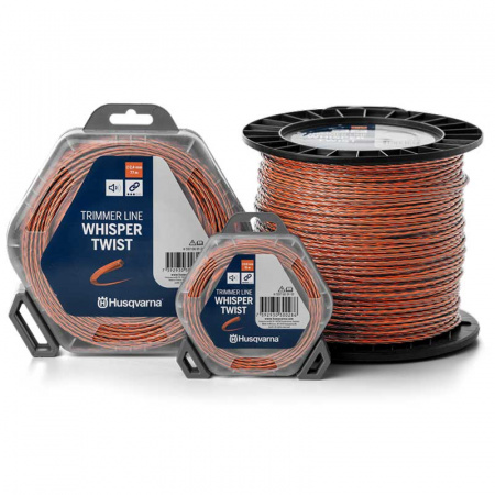 Леска для триммера Husqvarna 2,0мм/15м Whisper Twist (бесшумная)