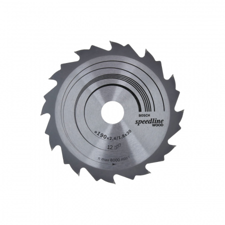Диск пильный Bosch твердосплавный 190х30х 12 Speedline (800)
