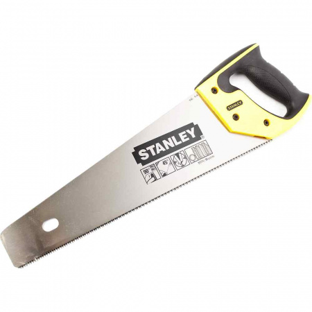 Ножовка по дереву Stanley "Jet-cut" с мелким закаленным зубом 11х380мм 2-15-594