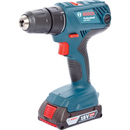 Шуруповерт аккумуляторный Bosch GSR 180 (2Ач)