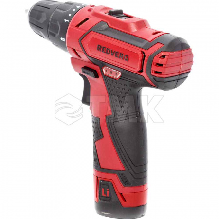 Шуруповерт аккумуляторный RedVerg RD-SD10L/2-1T