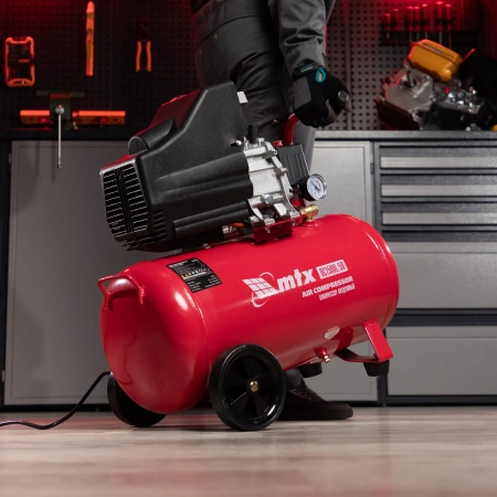 Компрессор воздушный DC1500L/50, 1,5 кВт, 50 л, 210 л/мин MTX 58004