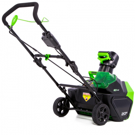 Снегоуборщик Greenworks 60В б/щ (с АКБ 4Ач ЗУ)