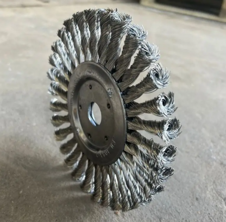Щетка для УШМ, 178 мм, дисковая, проволока 0.5мм. нержавейка HILTI