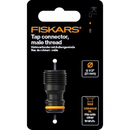 Штуцер с внешней резьбой G1\2" FISKARS (21 мм) (1027060)