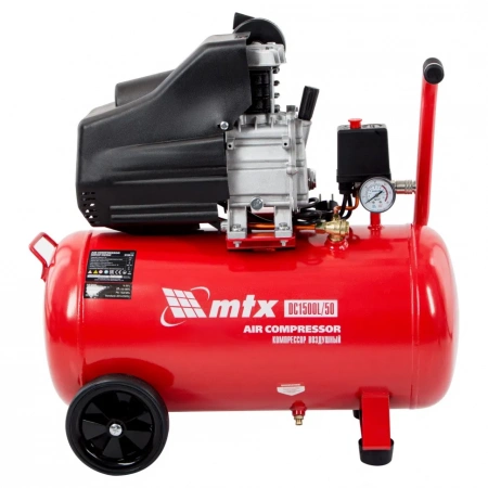 Компрессор воздушный DC1500L/50, 1,5 кВт, 50 л, 210 л/мин MTX 58004