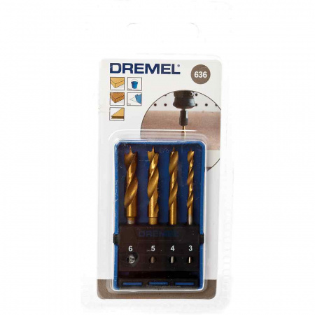 Набор сверл Dremel по дереву (636JA)